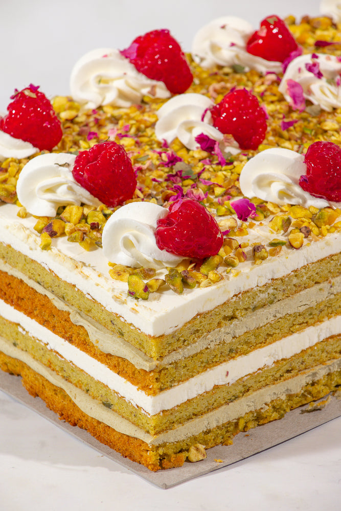 Pistachio & Rose Cake