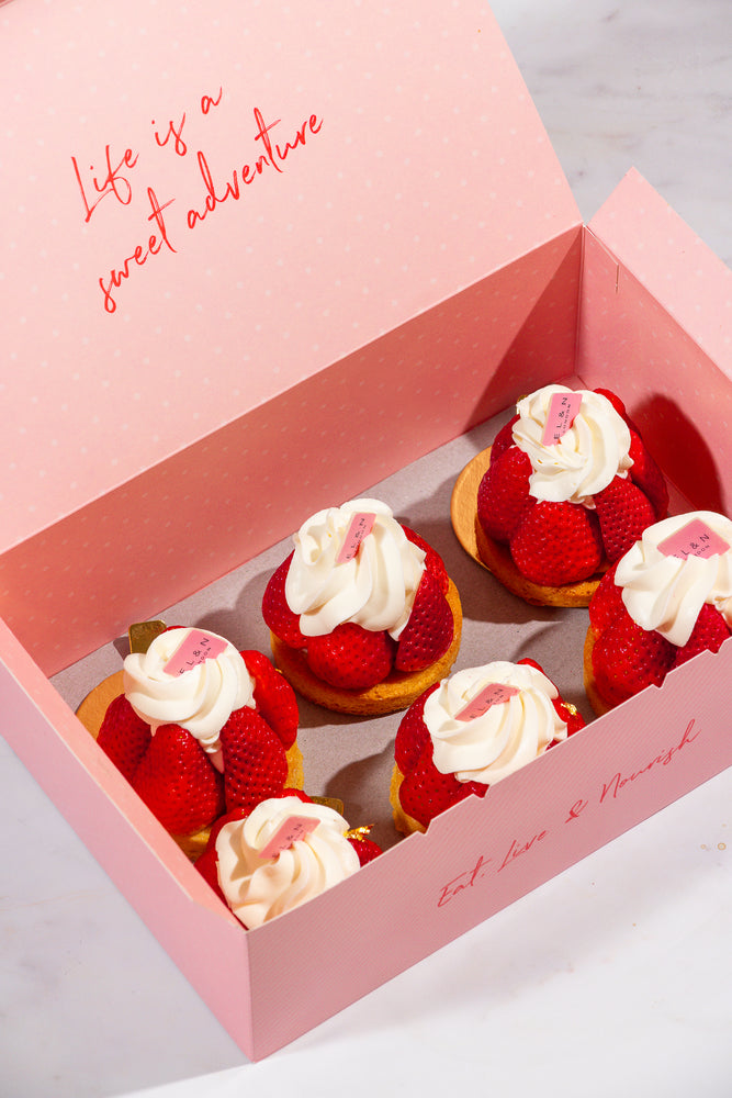 Strawberry Tart Cake Box