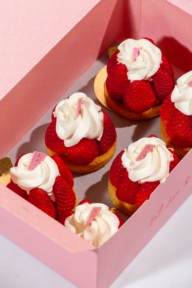 Strawberry Tart Cake Box