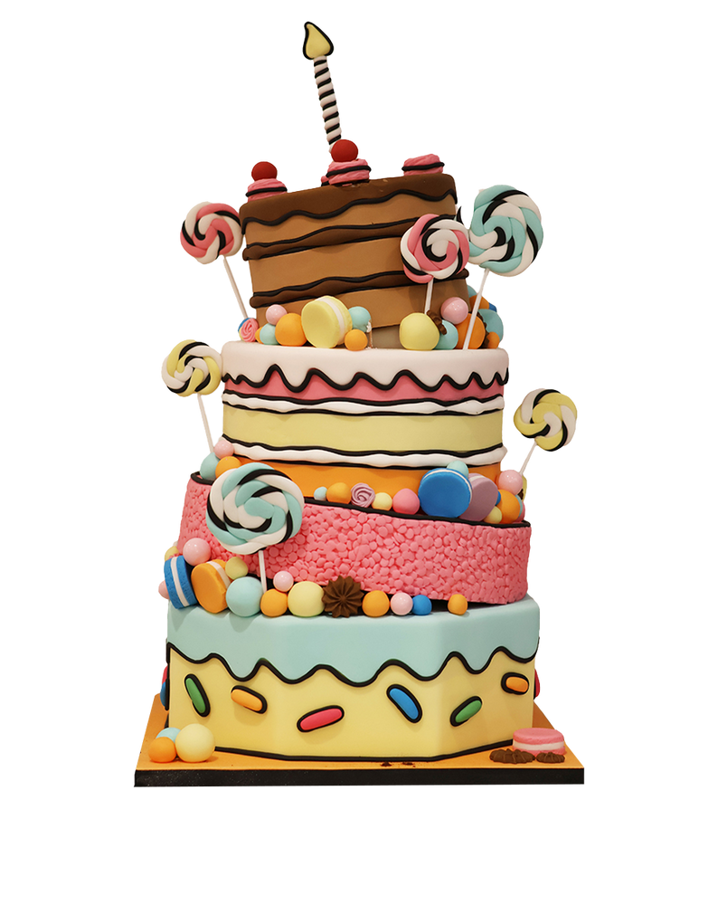 Candy Cartoon Cake