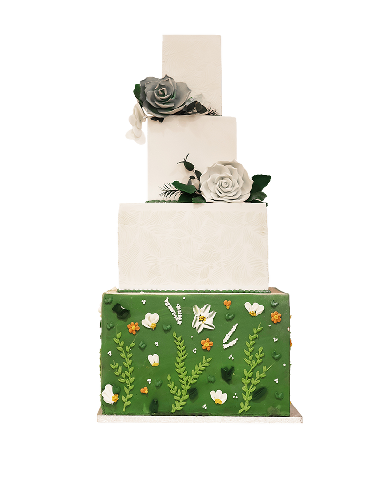 Garden Tier Wedding Cake