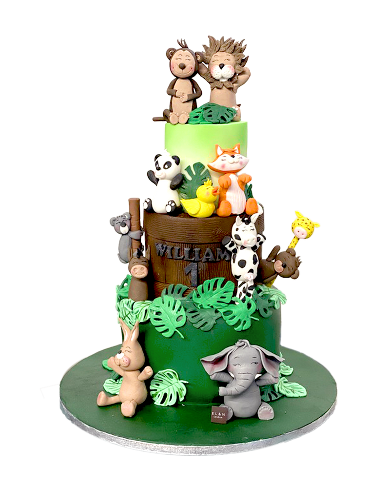 Jungle Animal Cake
