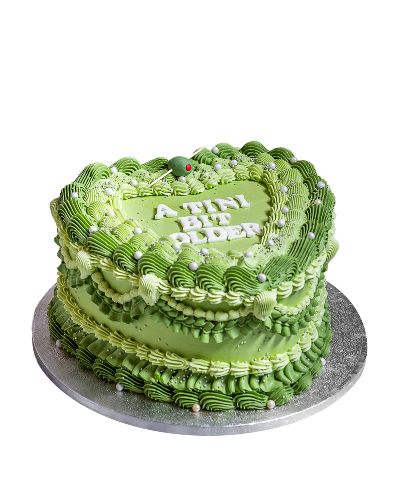 Tini Bit Older Heart Cake