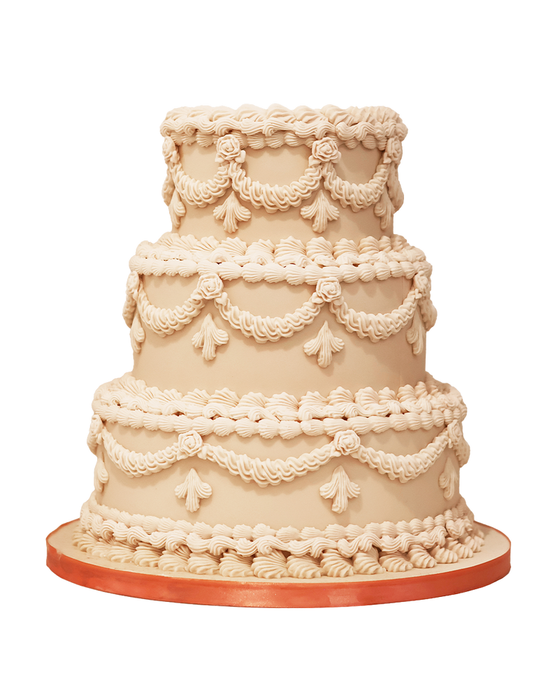 Vintage Tier Wedding Cake
