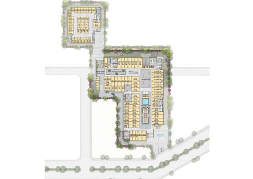 Floor Plan - Elan Paradise - Retail Shops & Food Court